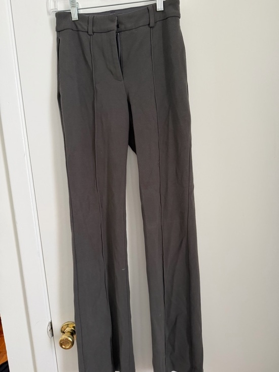 Express Pants - Express Women's Gray Straight-Leg Dress Pants